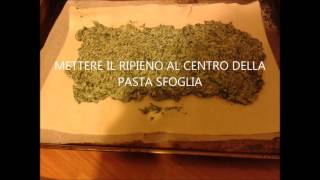 PASTA SFOGLIA RICOTTA E SPINACI [upl. by Nnairrehs634]