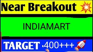 indiamart share latest news today indiamart share analysis indiamart share target [upl. by Rehpotirhc]