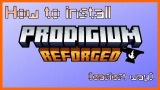 How to install Prodigium Reforged modpack Curseforge app [upl. by Oran]