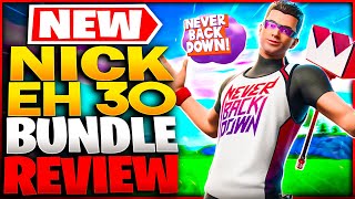 NEW Nick Eh 30 Fortnite Bundle Review amp Gameplay [upl. by Solley]