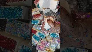 white chalk with glitter full vid on pg chalk chalkasmr gymchalkasmr asmr reformedgymchalk [upl. by Jodee]