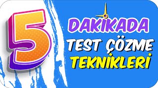 5dkda TEST ÇÖZME TEKNİKLERİ [upl. by Siuqcram]