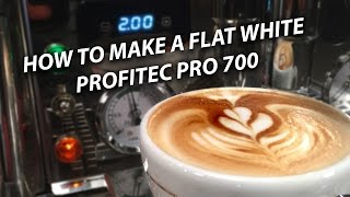 How to Make a Flat White on a Profitec Pro 700 Espresso Machine [upl. by Sivla]