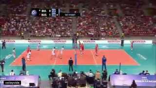 Dmitriy Muserskiy huge block on Nikolay Penchev [upl. by Gardel]