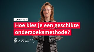 GCJV Kennisclip 3 Hoe kies je een geschikte onderzoeksmethode [upl. by Dlonra]