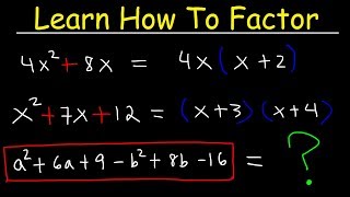 Factoring Trinomials amp Polynomials Basic Introduction  Algebra [upl. by Habas835]