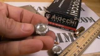 45 ACP  Fiocchi Shooting Dynamics  230 Gr JHP Ammo Test [upl. by Leahcimnaes]