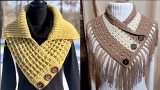 headscarves shawls and necklaces knitted with wool share ideas knitted crochet design shawl [upl. by Meador50]