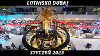 Lotnisko w Dubaju  styczeń 2023 [upl. by Gil466]