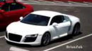 White Audi R8 [upl. by Ayal482]