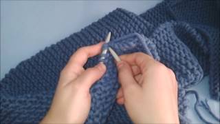 SCIARPA SEMPLICE ANCHE PER PRINCIPIANTI scarf for beginners [upl. by Hardigg312]