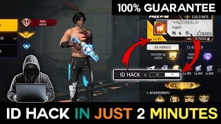 FF ID HACK IN 2 MINUTES😲 HOW TO HACK FREE FIRE ACCOUNT BY USING UID👍 [upl. by Aynor743]