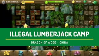 Illegal Lumberjack Camp  2 Dragon of wood  Diggys Adventure [upl. by Alarice329]