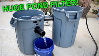 DIY Pond Filter  How To [upl. by Ydnat568]