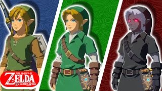 How to Get ALL Classic Link Outfits in Breath of the Wild [upl. by Nwahsram]