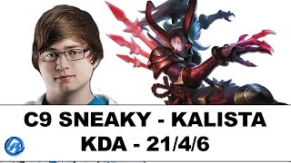 C9 SneakyKalista vs WildTurtleGraves  NA SoloQ [upl. by Samy]