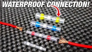 How To Make A WATERPROOF Wire Solder Connection EASY DIY Solderstick [upl. by Asiret]