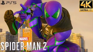 Marvels SpiderMan 2 PS5  Scarlet Spider Suit Free Roam Gameplay 4K 60FPS [upl. by Hselin]