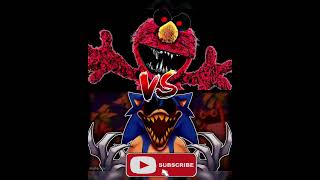 Elmo EXE VS Sonic EXE shortsvideo trending fight [upl. by Ahnavas333]