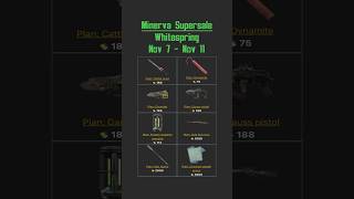 Minerva Supersale Inventory and Location fallout76 fo76 fallout [upl. by Free]