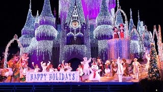 2015 Celebrate The Season Show at Mickeys Very Merry Christmas Party  Jolly Holidays Disney World [upl. by Itirp825]