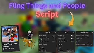 New Fling Things and People Script  Flind Power  Teleport  Infinite Jump  More Working [upl. by Gwenny537]