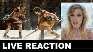 Gladiator 2 Trailer REACTION [upl. by Rahmann]