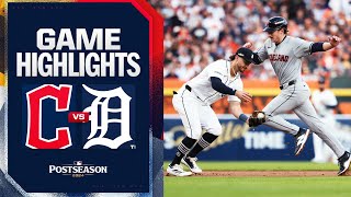 Guardians vs Tigers ALDS Game 4 Highlights 101024  MLB Highlights [upl. by Kong27]