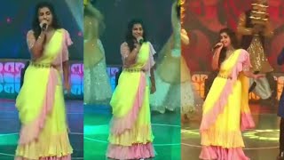 sivaangi live singing dheera dheera song [upl. by Ennaid616]