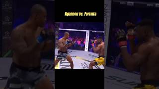 NGANNOU vs FERREIRA ⚡️ KO Highlights ngannou ferreira ngannouvsferreira shorts [upl. by Caye]