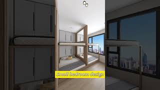 Small bedroom design  small room design  housedesign shorts  Interior design [upl. by Aihk]