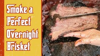 How to Smoke a Perfect Brisket Overnight  Beginners Guide to Smoking Brisket on a Pellet Grill [upl. by Akzseinga482]