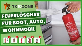 Die 5 besten Feuerlöscher für Boot Auto Wohnmobil [upl. by Falk409]