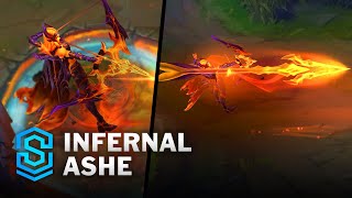 Infernal Ashe Skin Spotlight  PreRelease  PBE Preview  League of Legends [upl. by Nozicka]