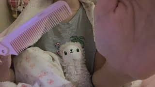 Doing your hair ASMR🧸 [upl. by Enair230]