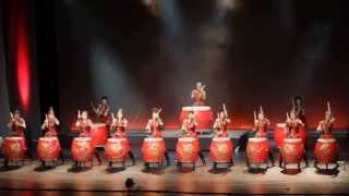 Manao Drums of China Power Girls [upl. by Mcroberts]