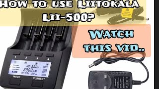 How to use and setup a Liitokala Lii500 For battery capacity Beginners guidewith English sub [upl. by Eladroc]