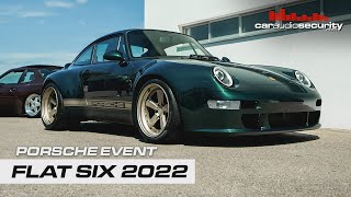 Flat Six Porsche Show at Goodwood  Car Audio amp Security [upl. by Einittirb]