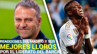 REACCION a los LLOROS del Real MADRID por la GOLEADA del Barça contra Alaves y LIDERATO en Liga [upl. by Nolaj]