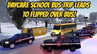 Greenville Wisc Roblox l Daycare School Bus Field Trip ACCIDENT Roleplay [upl. by Lj]