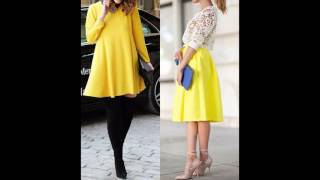 Outfits de moda con amarillo [upl. by Nnael]