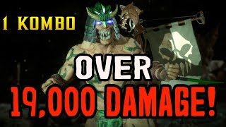 MK11  Over 19000 Damage Solo Boss God Baraka Augments [upl. by Ribaj163]