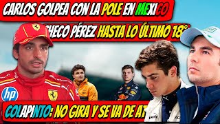 GP MEXICO 2024 FERRARI DURO GOLPE  FRANCO COLAPINTO PROBLEMAS  CHECO PEREZ NO FRENA  POLE 2024 [upl. by Rosaleen]