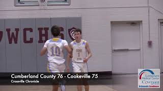 Cumberland County defeats Cookeville on Inman threepointer 7675 [upl. by Marsh]