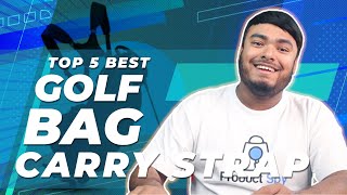 Best Golf Bag Carry Strap in 2023 Top 5 Reviews [upl. by Anaej321]