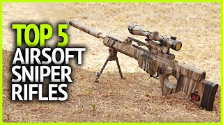 Best Airsoft Sniper Rifle 2024  Top 5 Airsoft Sniper Rifle on the Market [upl. by Eanod]