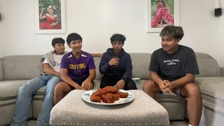 4 BESTFRIENDS PLAY TRUTH OR EAT THE SPICIEST WINGS [upl. by Nosyk]