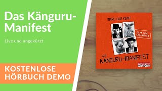 🎧 Das KänguruManifest Live und ungekürzt – Kostenlose Hörbuch Demo [upl. by Leiad38]