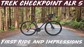 Trek Checkpoint ALR 5  First Ride amp Impressions  Best gravel bike you can buy [upl. by Zevahc]