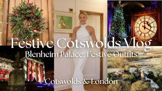 FESTIVITIES IN THE COTSWOLDS  Blenheim Palace Christmas Lights amp Planning my Festive Outfits [upl. by Enar]